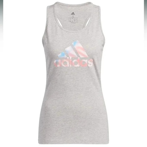 Adidas Americana Graphic Tank, Size: XL, Large, Med Grey NWT - Picture 1 of 4